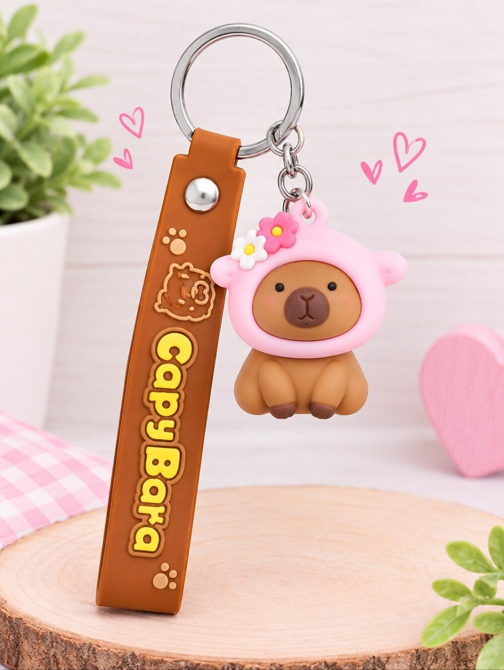 My Melody Capybara Keychain